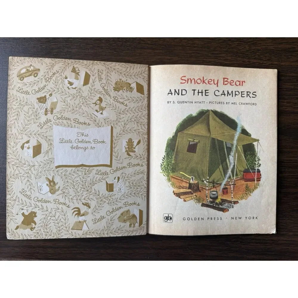Smokey Bear and the Campers LGB 423 1971 S Quentin Hyatt Mel Crawford HC